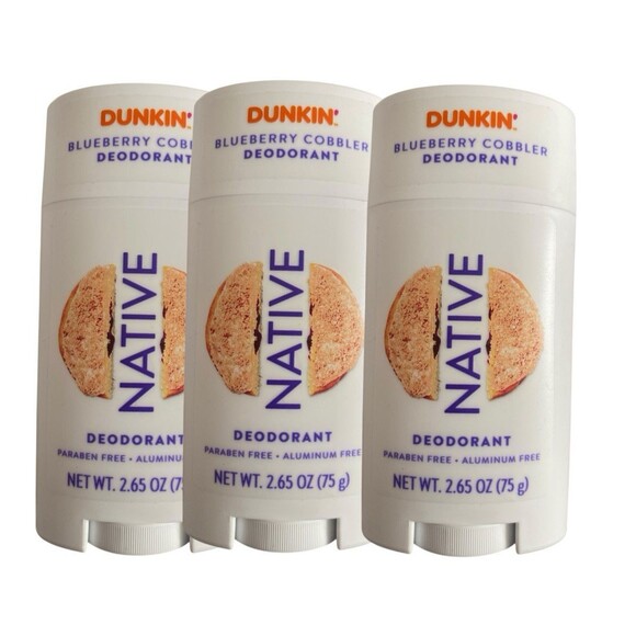 3 x Native x Dunkin’ Blueberry Cobbler Deodorant 2.65oz Limited Edition - Picture 1 of 2